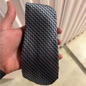 Ermenegildo Zegna Silk Grey Tie